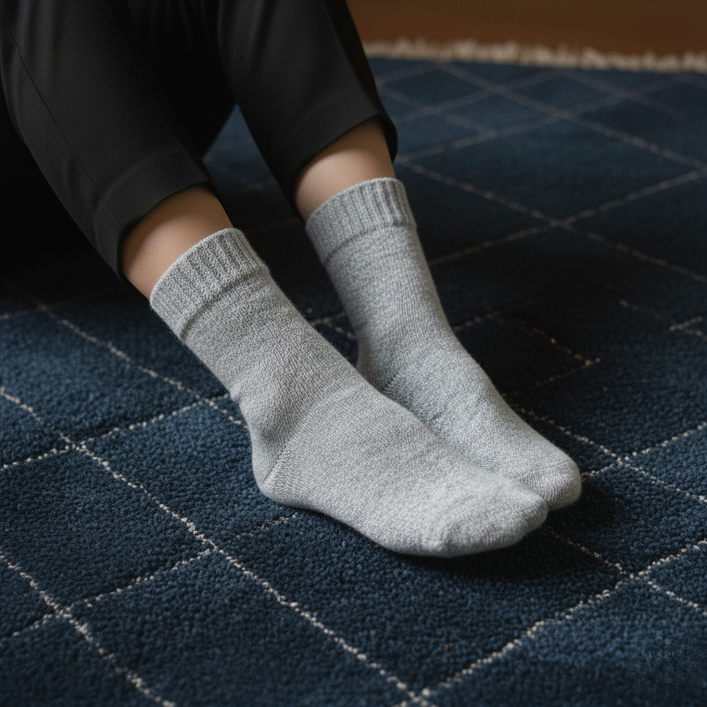 Skarpety z wełny Merino KLUE | Jasnoszare: 36-40 WYSYŁKA W LISTOPADZIE