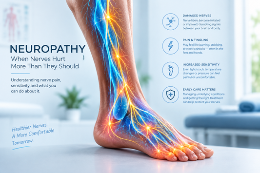 Neuropatia cukrzycowa. Bóle neuropatyczne. Objawy i leczenie.