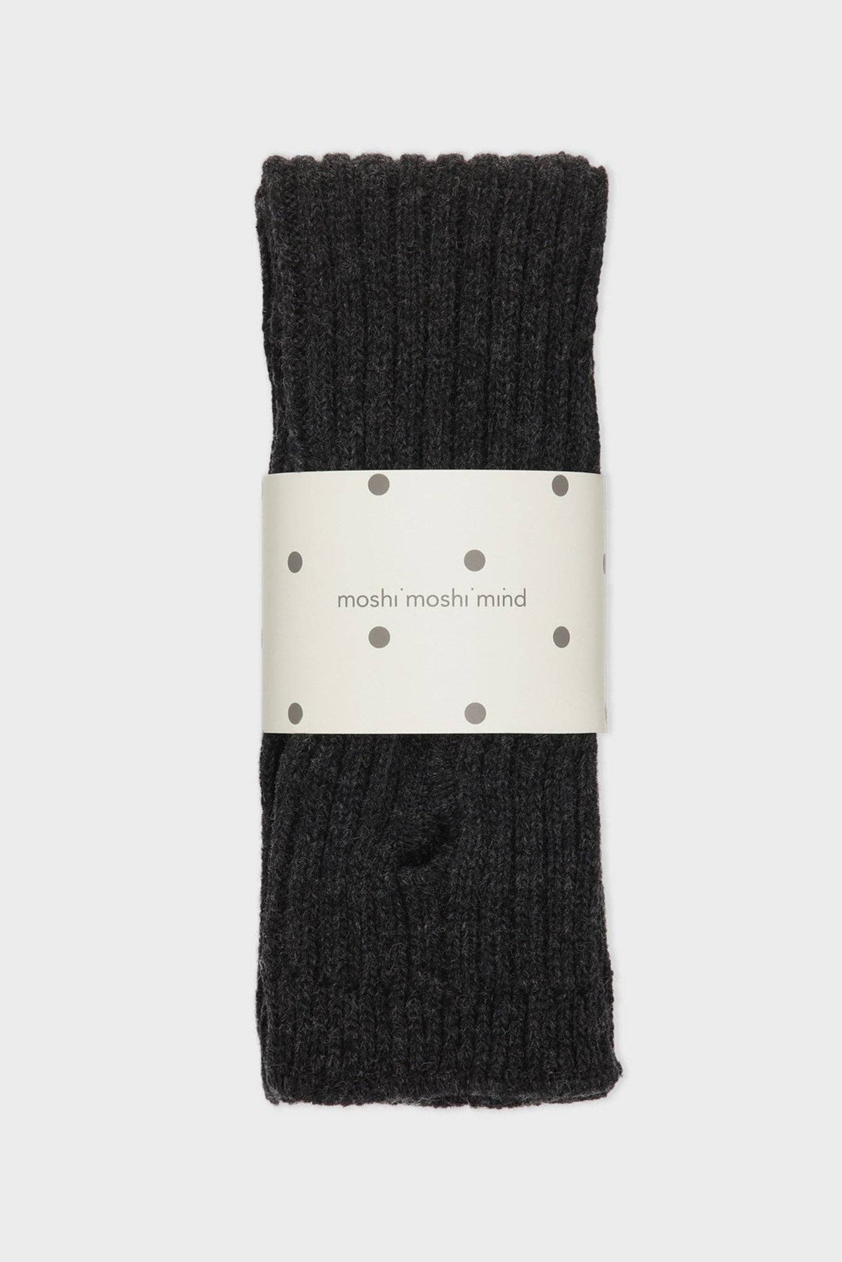 Black wool leg warmers