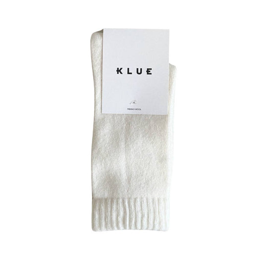 KLUE merino wool socks white