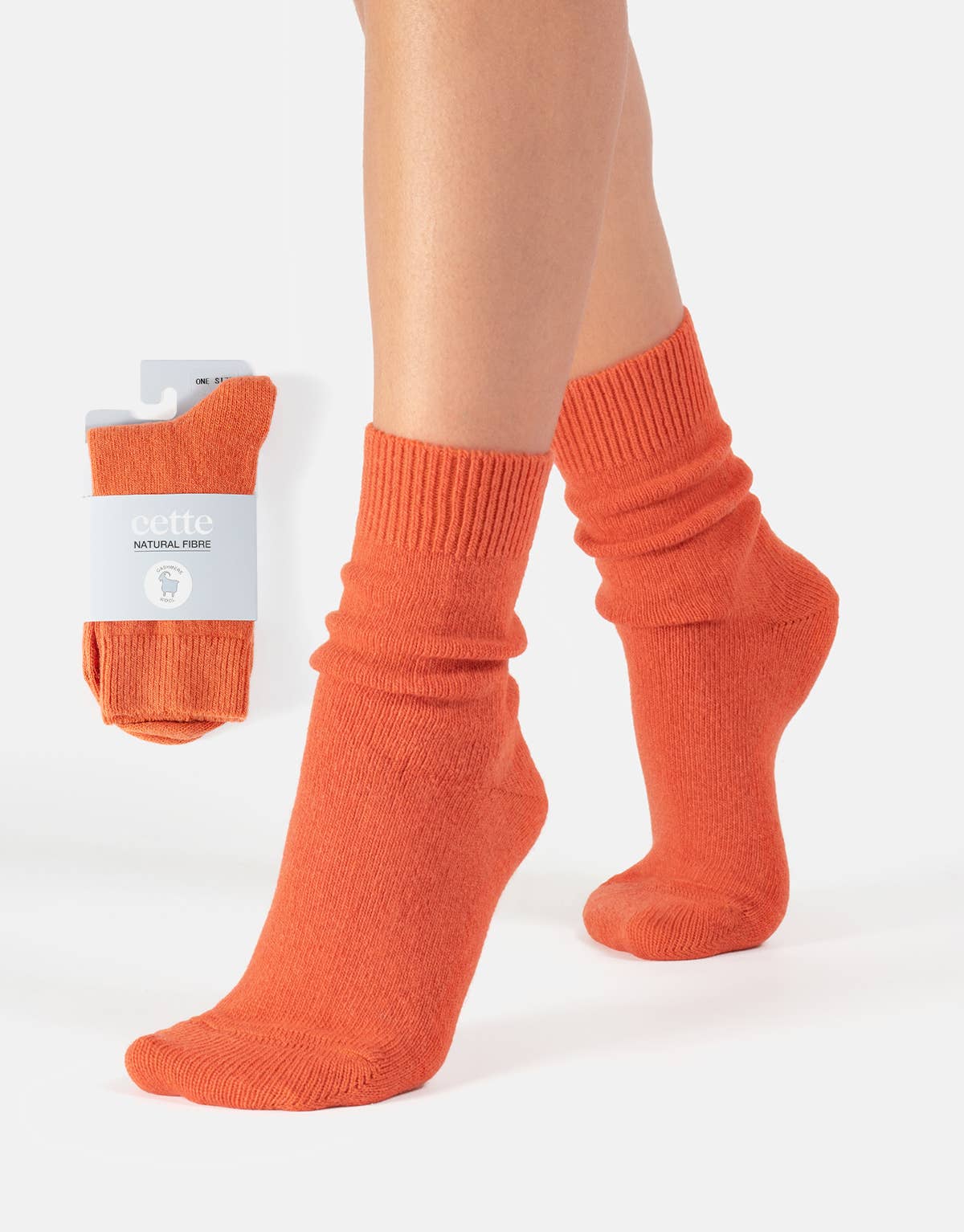 Cashmere and merino wool socks: Lava Lamp