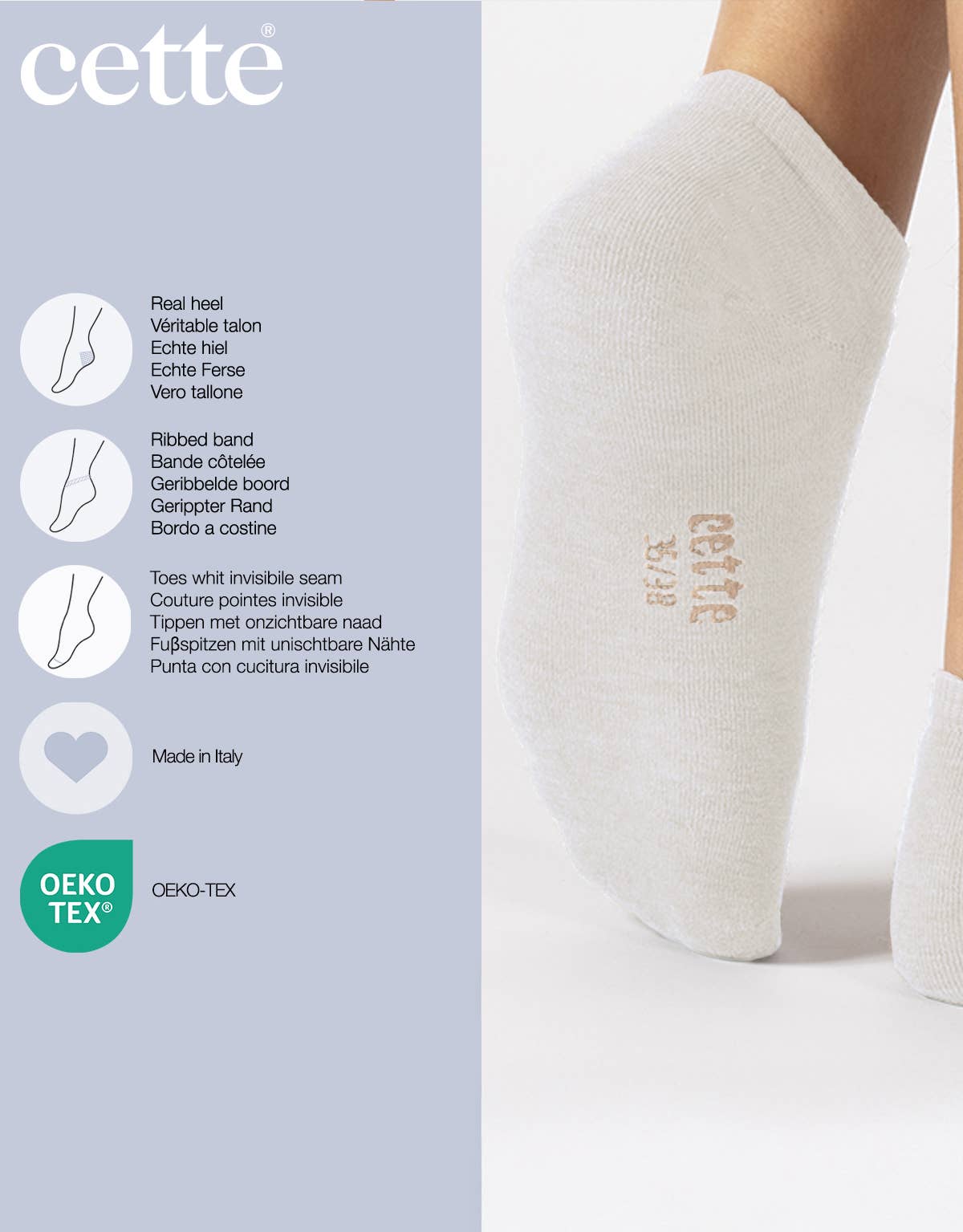 Merino liner socks, invisible, warm