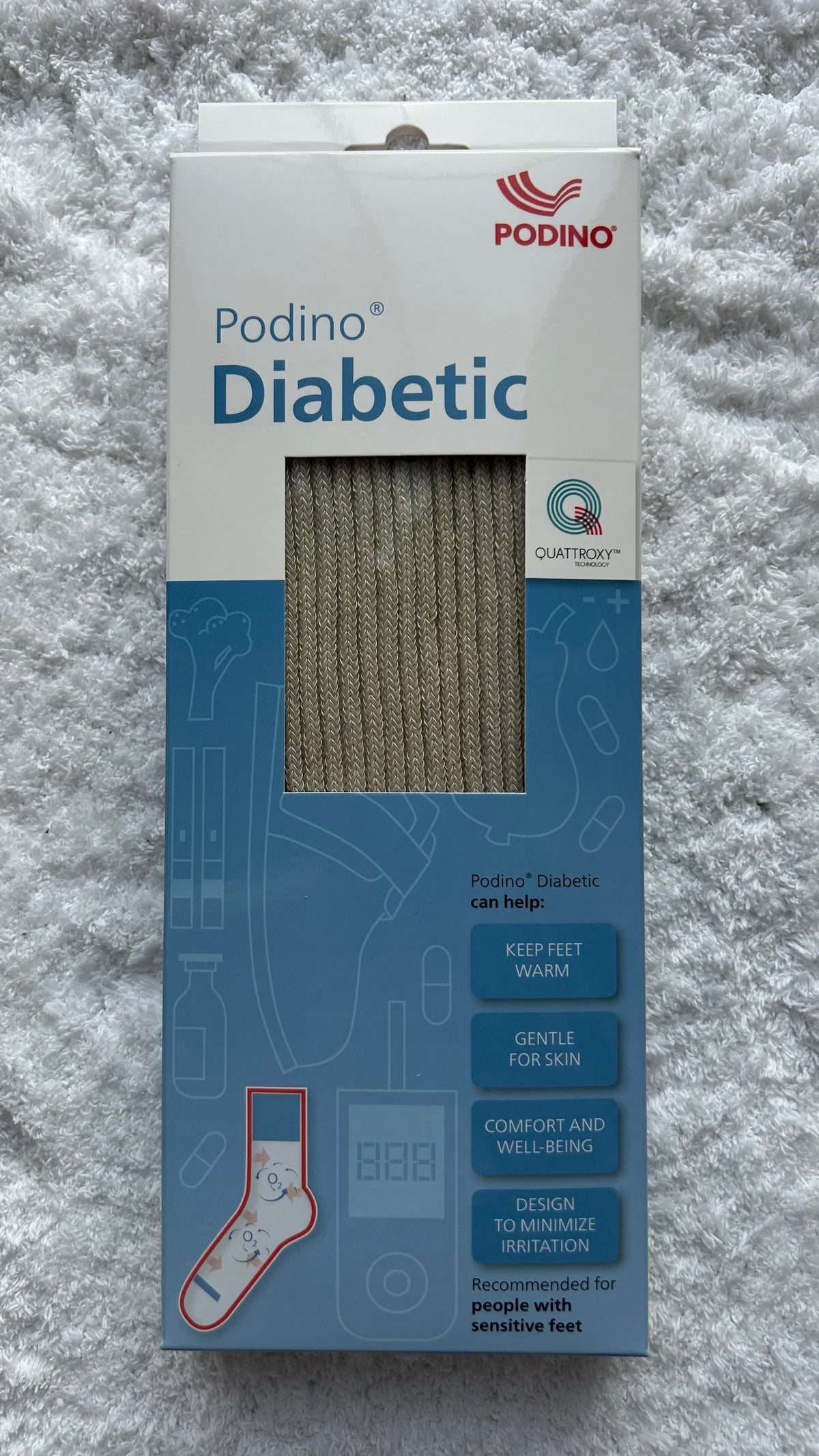 Bezuciskowe skarpetki GRUBE Reflexa Quattroxy™