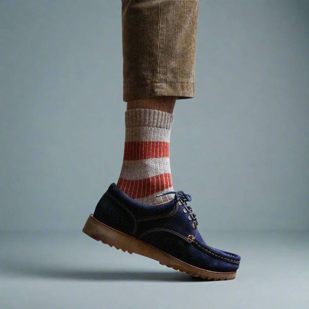 KLUE Merino wool socks beige and orange: 41-46 SHIPPING IN NOVEMBER