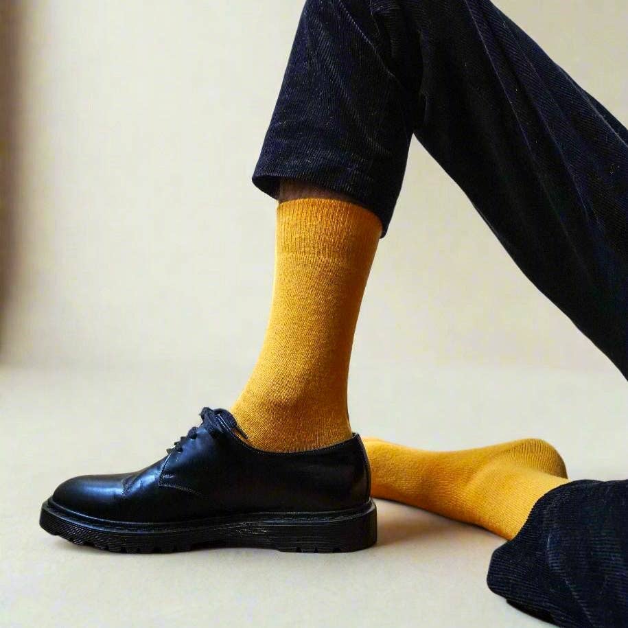 KLUE Merino wool socks | Mustard: 41-46 SHIPPING IN NOVEMBER