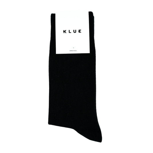 KLUE Merino wool socks black
