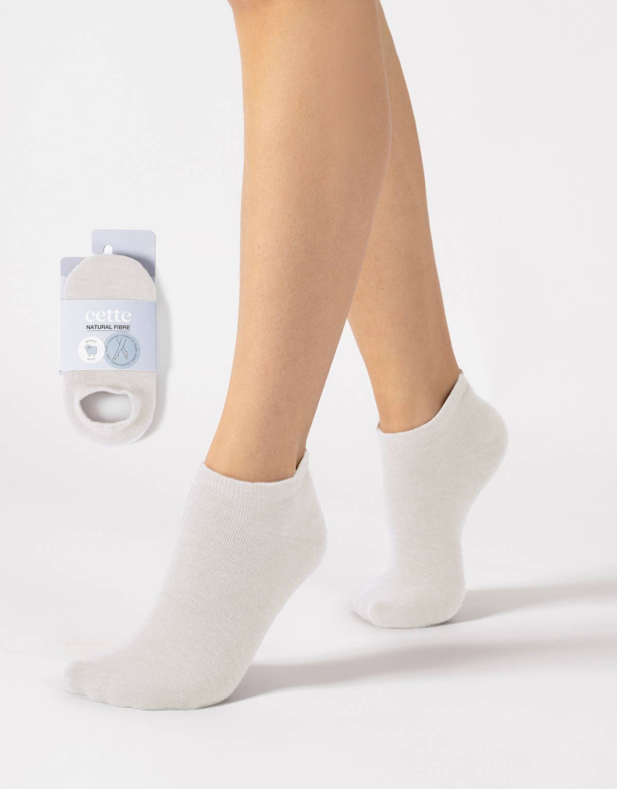 Merino liner socks, invisible, warm